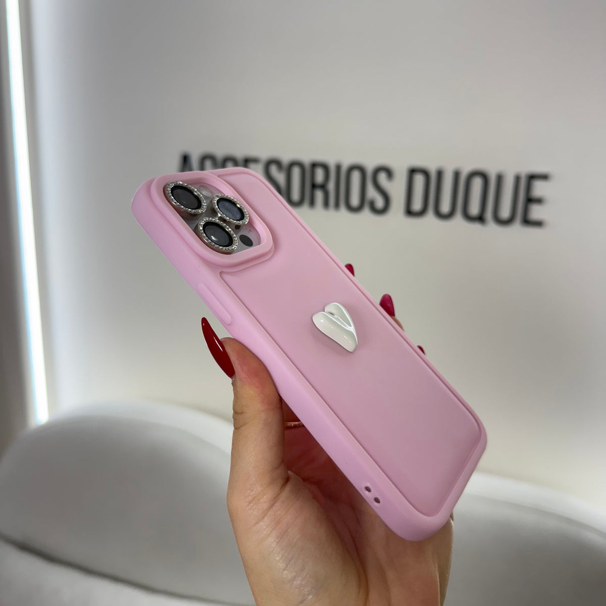 CASE IPHONE 15 PRO ENCANTO ROSADO