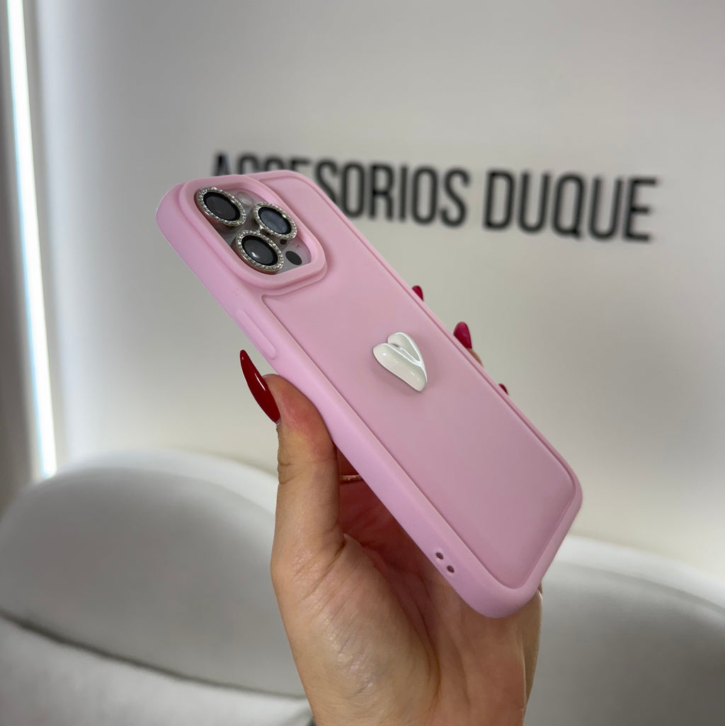 CASE IPHONE 12 -12 PRO ENCANTÓ ROSASO