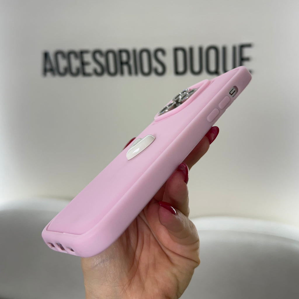 CASE IPHONE 13 PRO ENCANTÓ ROSADO