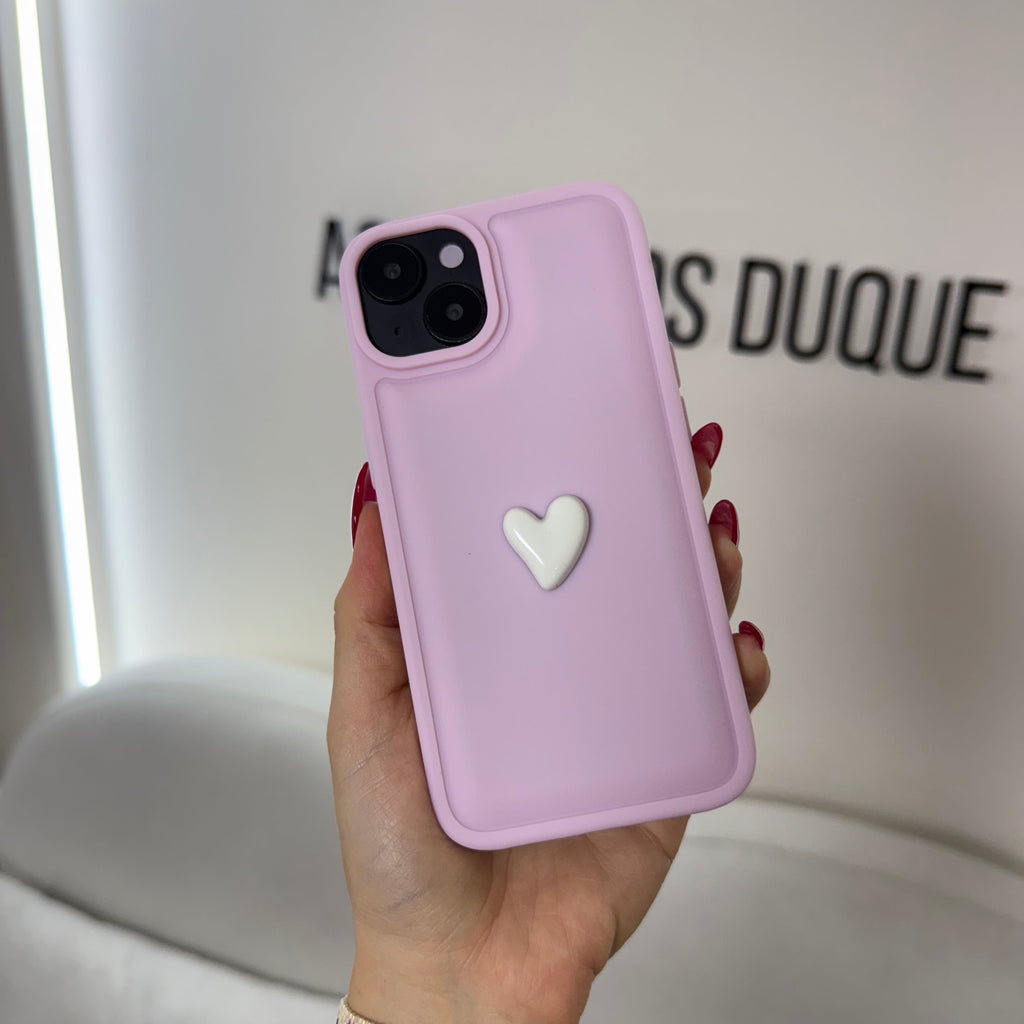 CASE IPHONE 13-14 ENCANTÓ ROSADO