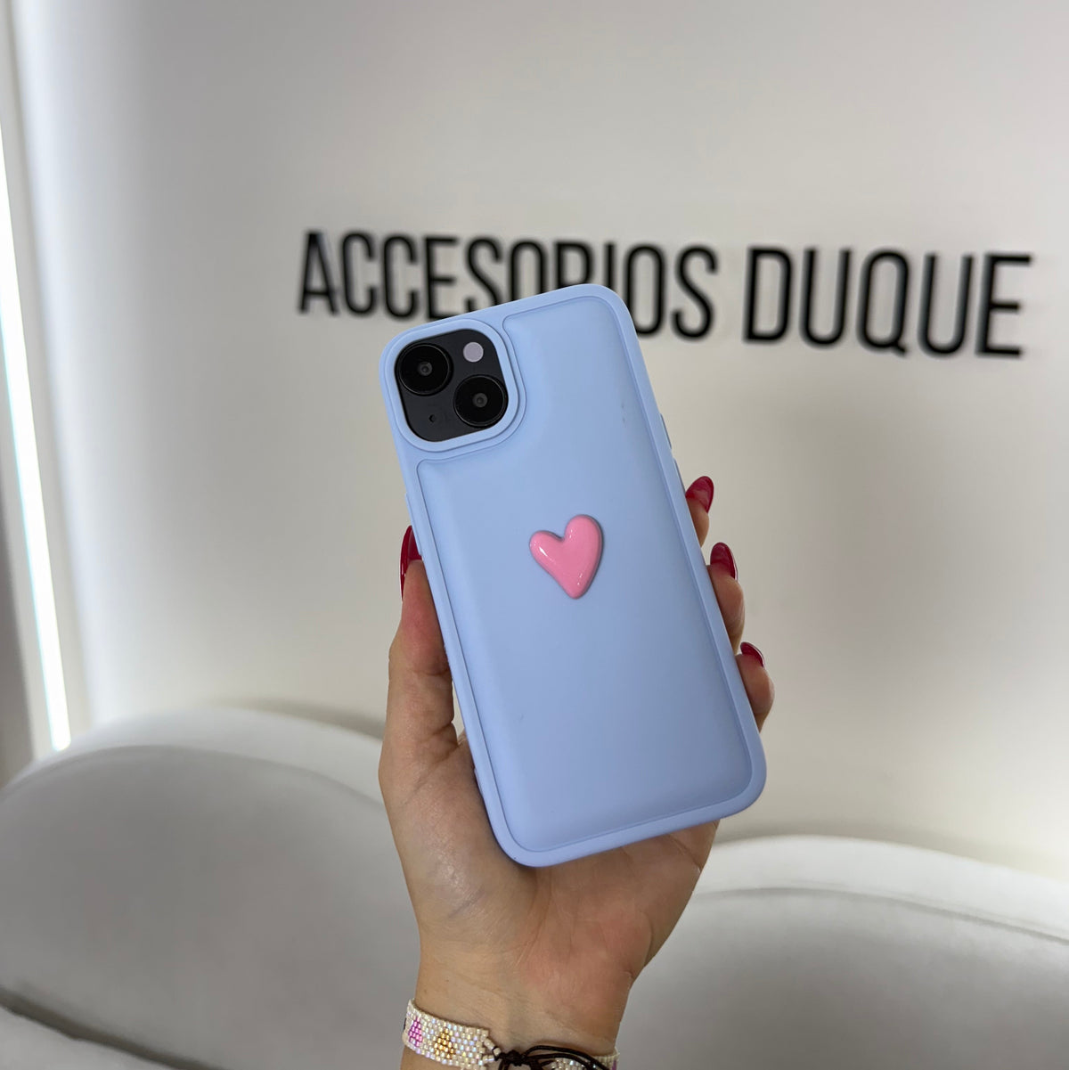 CASE IPHONE 13-14 ENCANTÓ AZUL