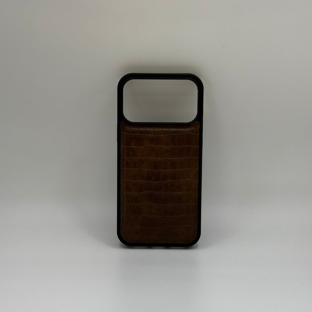 CASE IPHONE 17 PRO COCODRILO CAFE