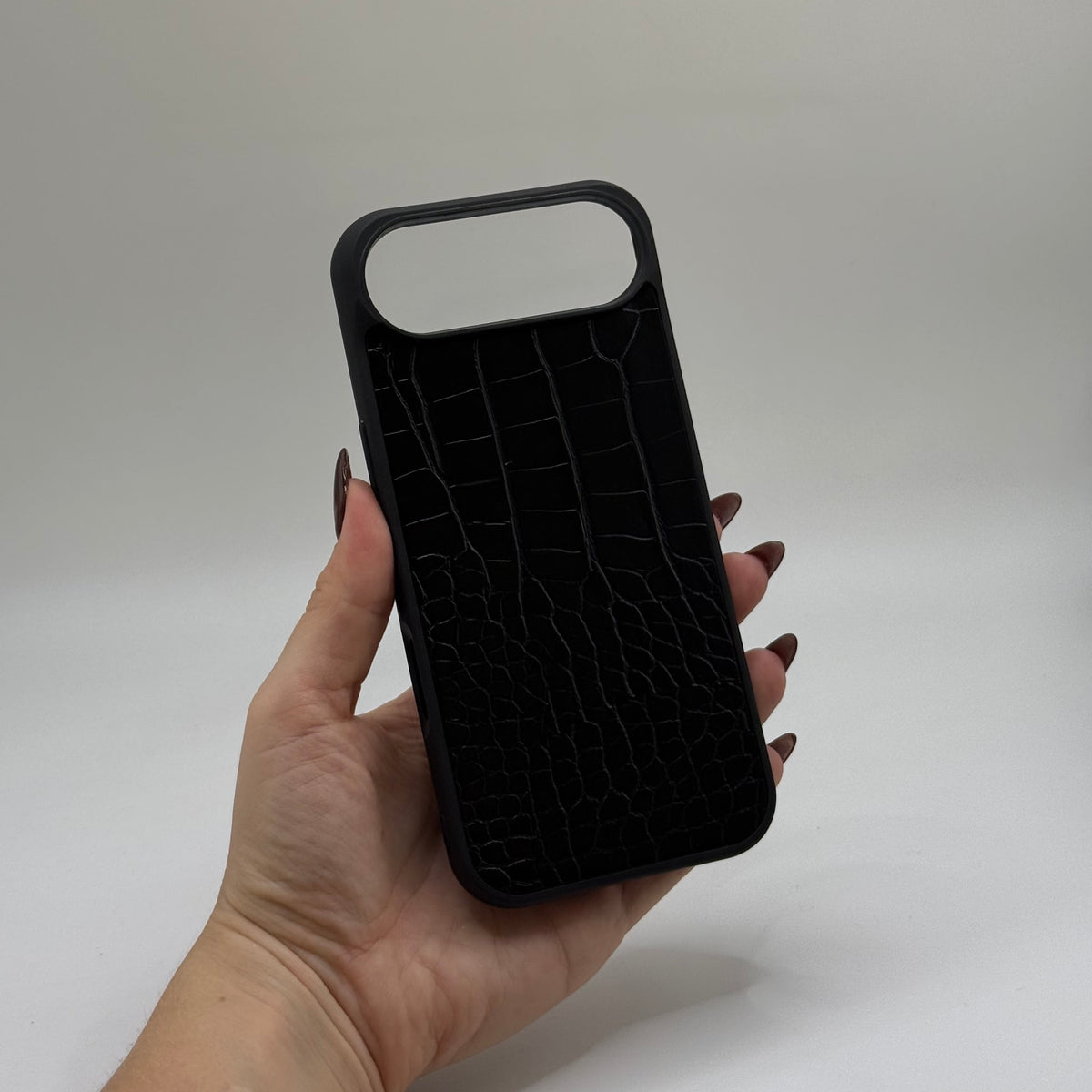 CASE IPHONE 17 AIR COCODRILO NEGRO