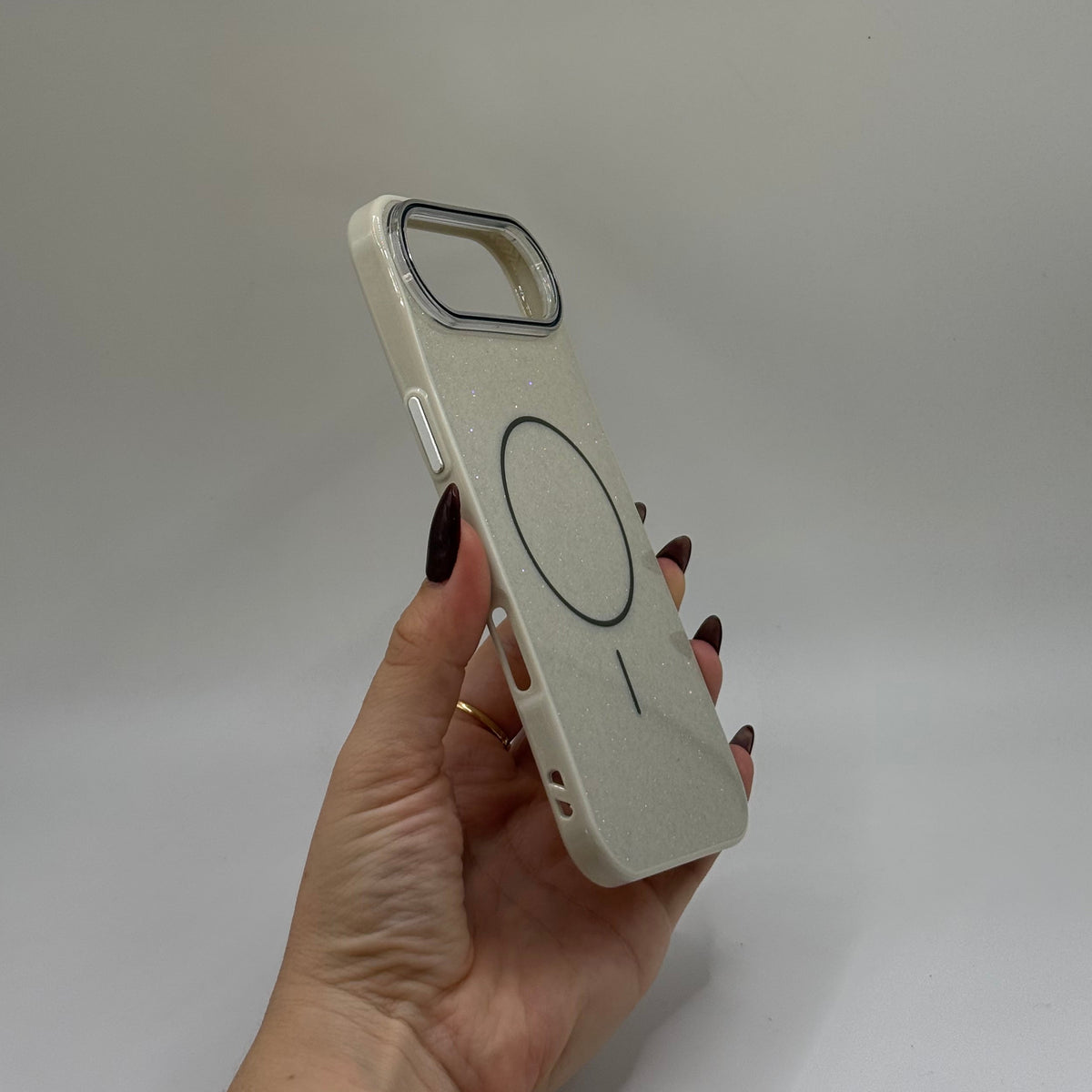 CASE IPHONE 17 AIR GLAM MAGSAFE PEARL