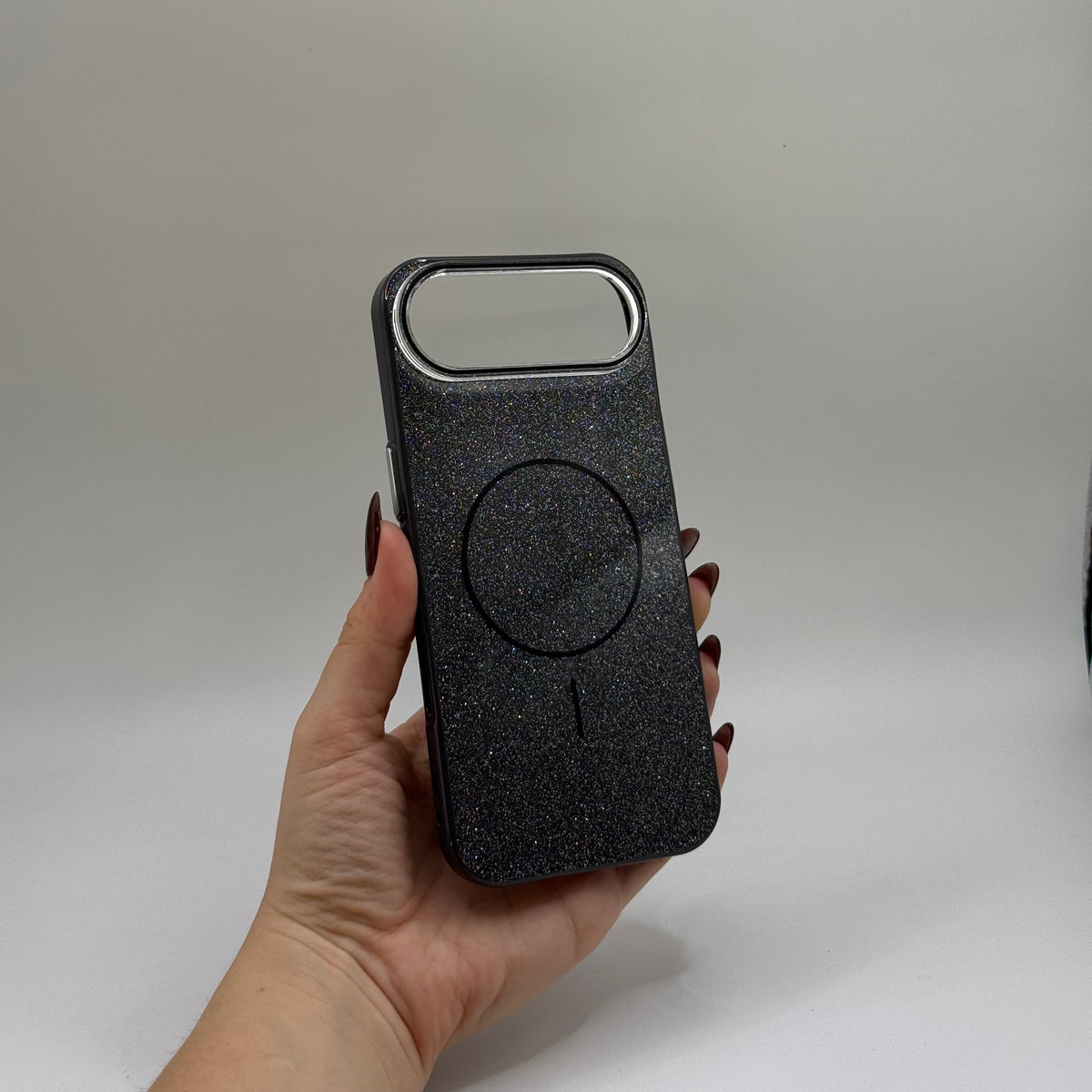 CASE IPHONE 17 AIR GLAM MAGSAFE NEGRO