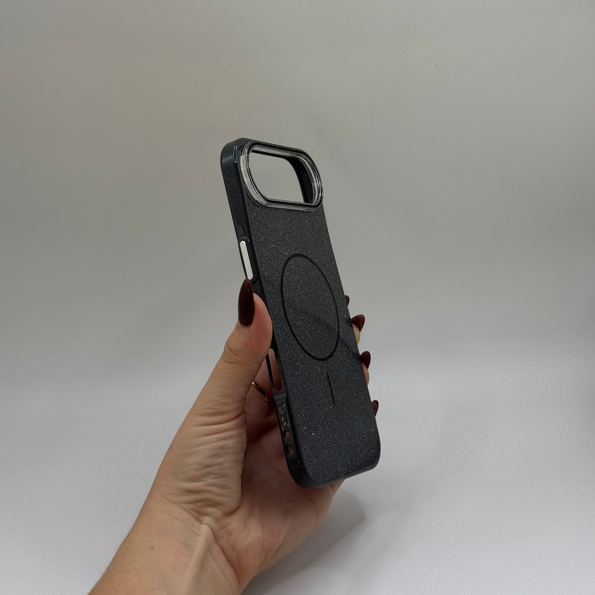 CASE IPHONE 17 AIR GLAM MAGSAFE NEGRO