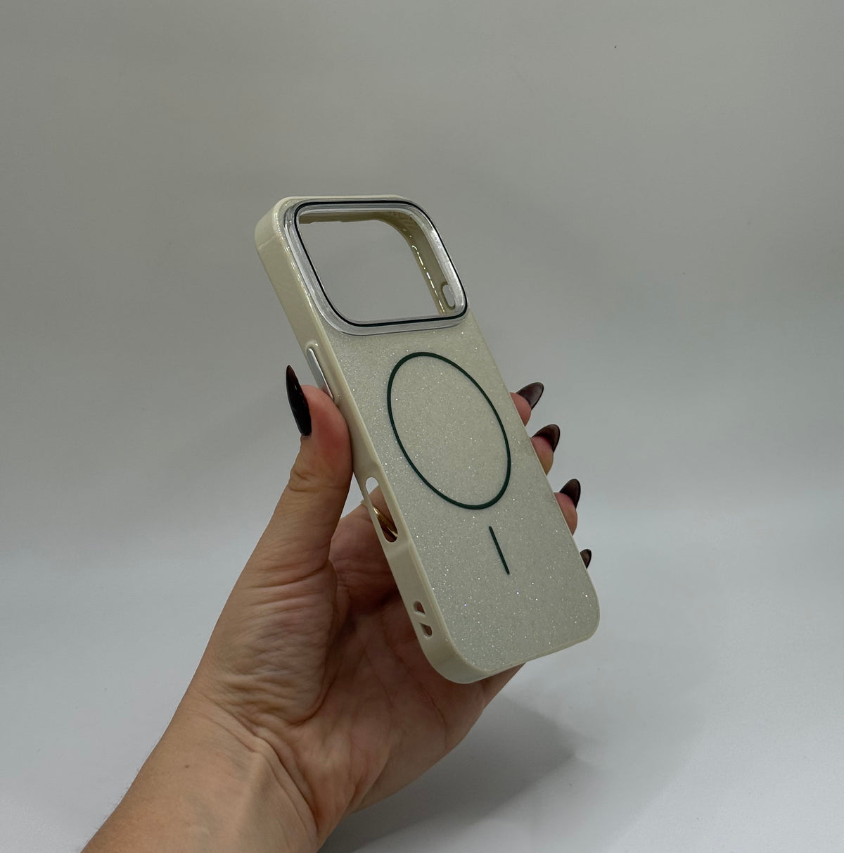 CASE IPHONE 17 PRO GLAM MAGSAFE PEARL