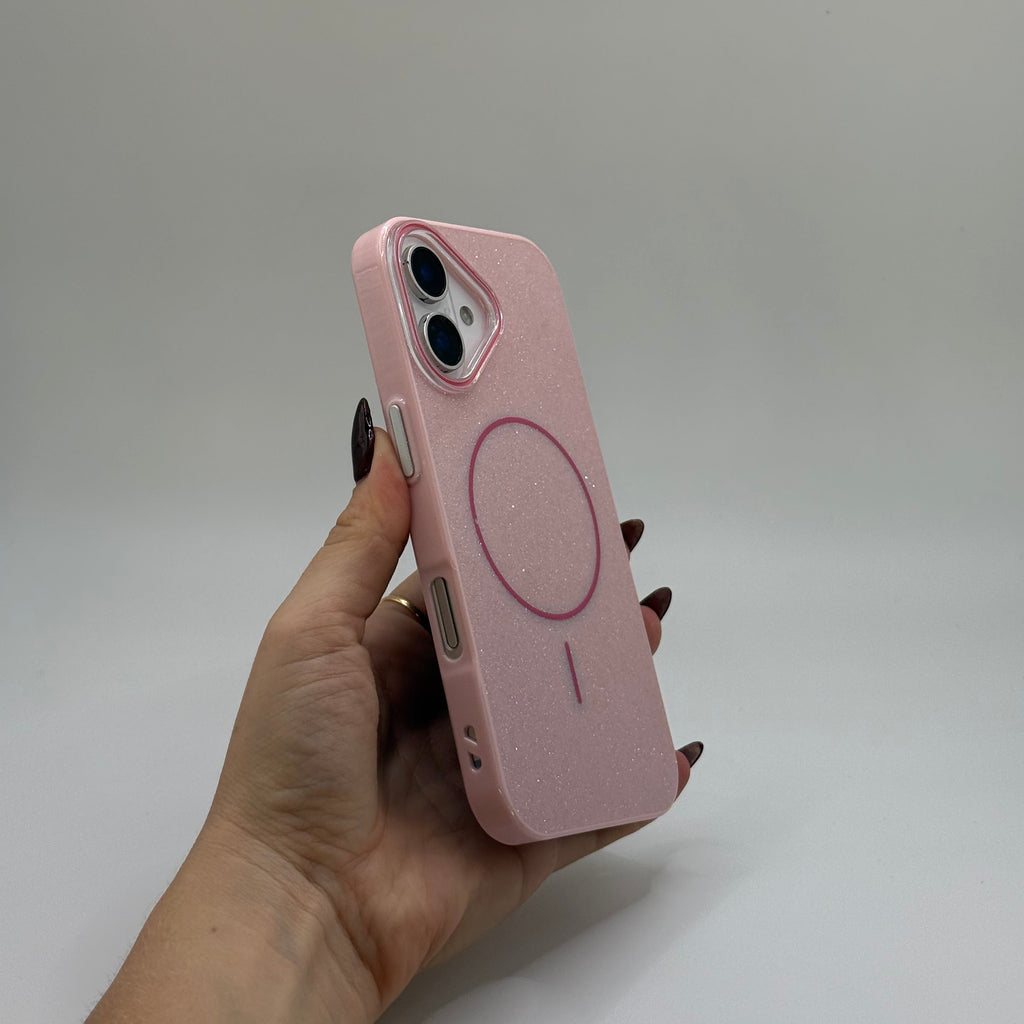 CASE IPHONE 17 GLAM MAGSAFE PINK
