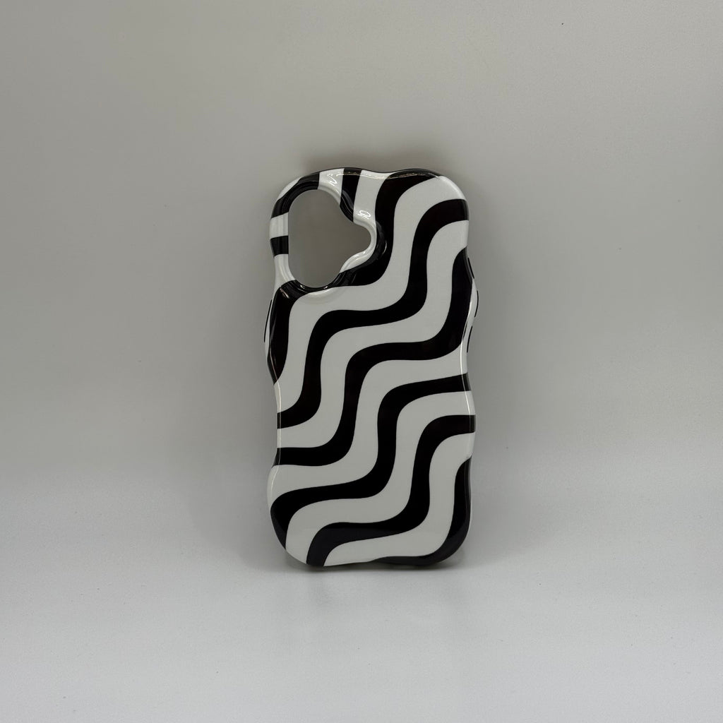 CASE IPHONE 16 CEBRA NEGRO