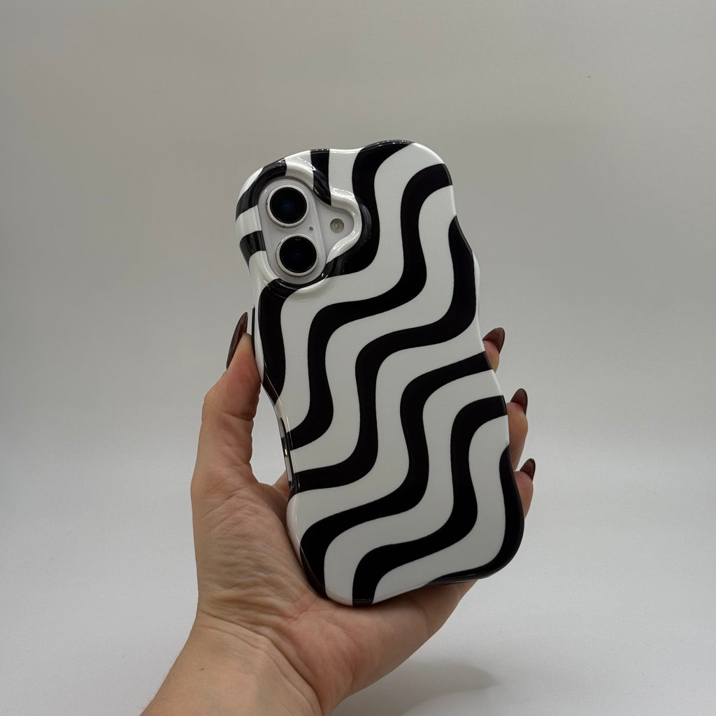 CASE IPHONE 16 CEBRA NEGRO
