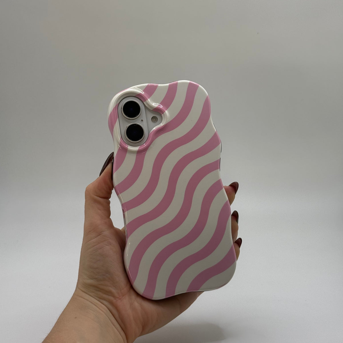 CASE IPHONE 17 CEBRA ROSADO