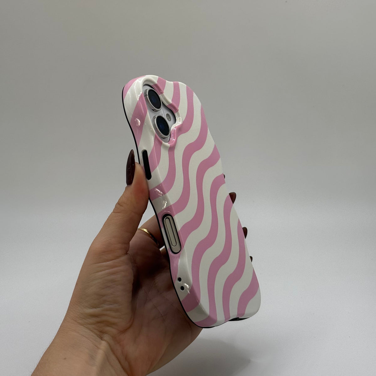CASE IPHONE 17 CEBRA ROSADO
