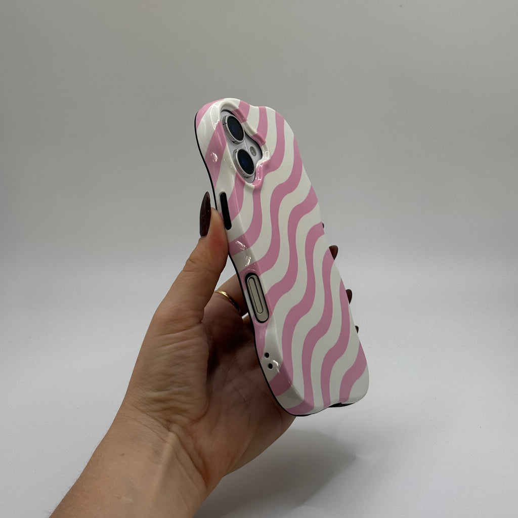 CASE IPHONE 16 CEBRA ROSADO