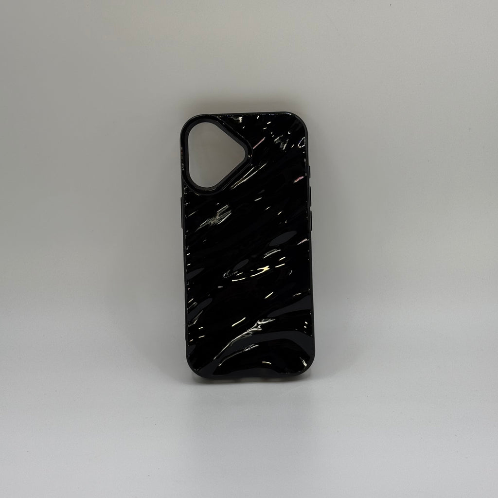 CASE IPHONE 17 WAVES NEGRO