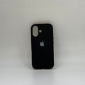 CASE IPHONE 16 SILICONA NEGRO
