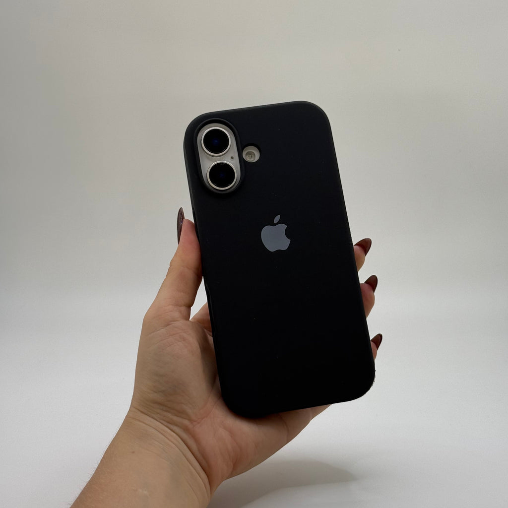 CASE IPHONE 17 SILICONA NEGRO