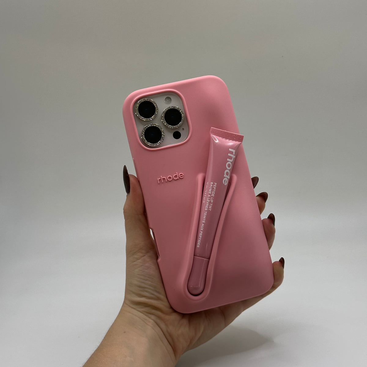 CASE IPHONE 12 PRO MAX RHODE ROSADO