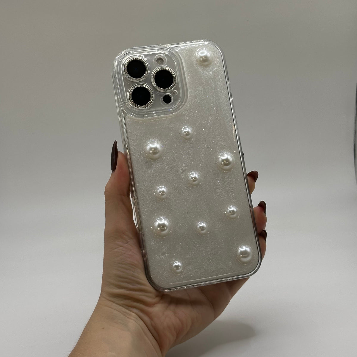 CASE IPHONE 16 PRO PERLA AMORE