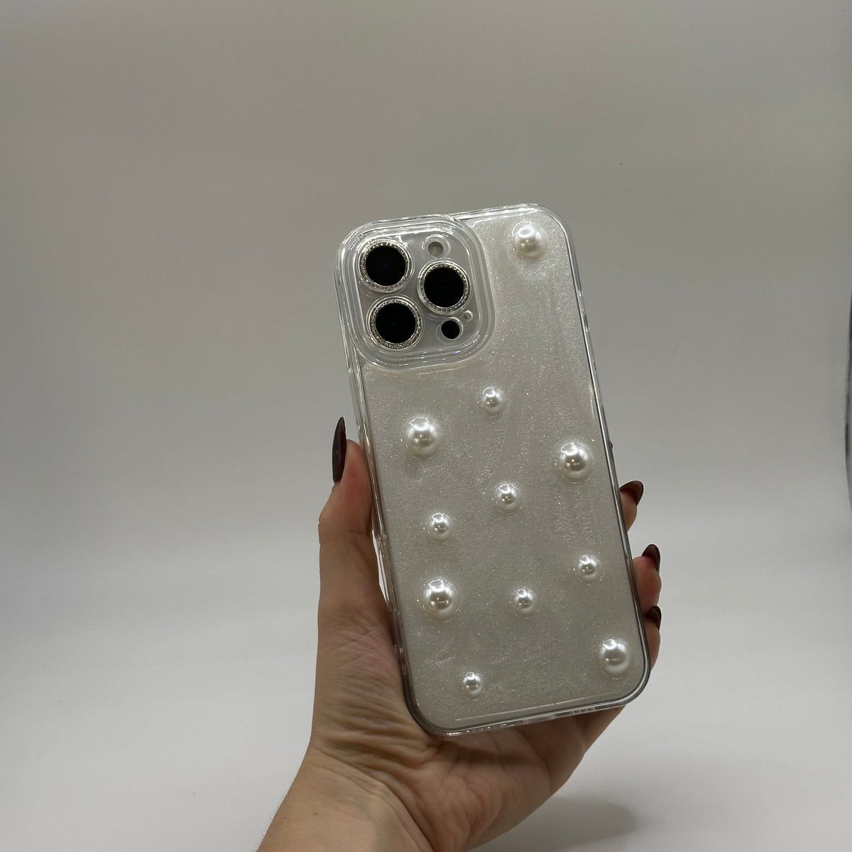 CASE IPHONE 16 PRO MAX PERLA AMORE