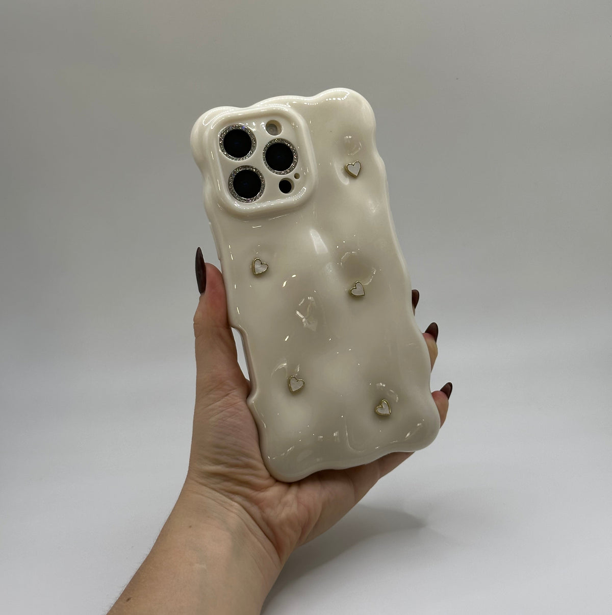 CASE IPHONE 15 PRO MAX PERLA AMORE