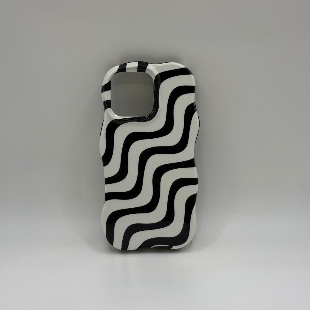 CASE IPHONE 15 PRO MAX CEBRA NEGRO