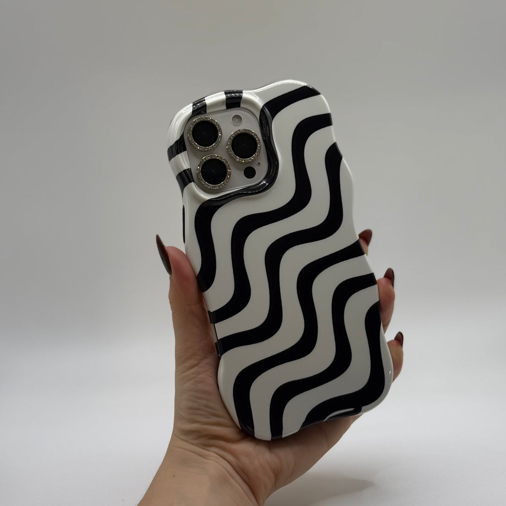 CASE IPHONE 16 PRO MAX CEBRA NEGRO