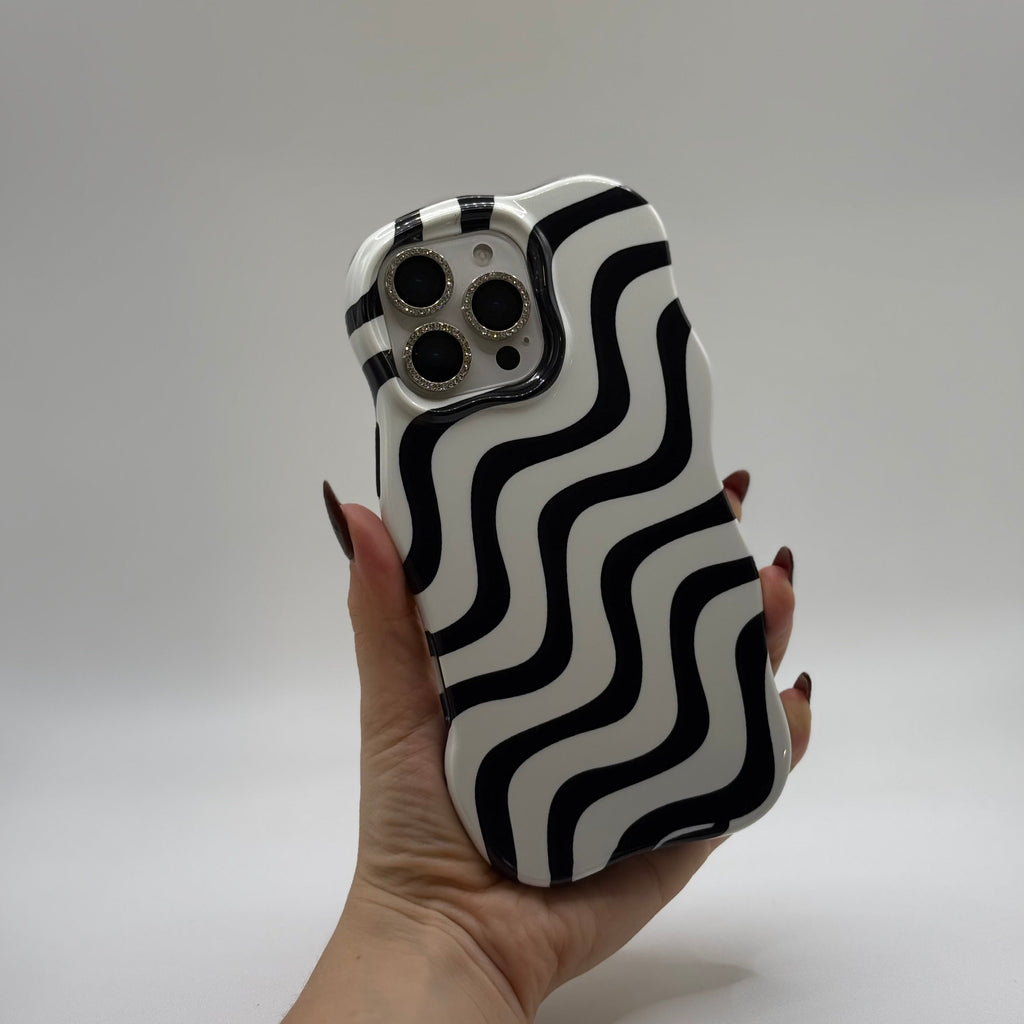 CASE IPHONE 13 PRO MAX CEBRA NEGRO