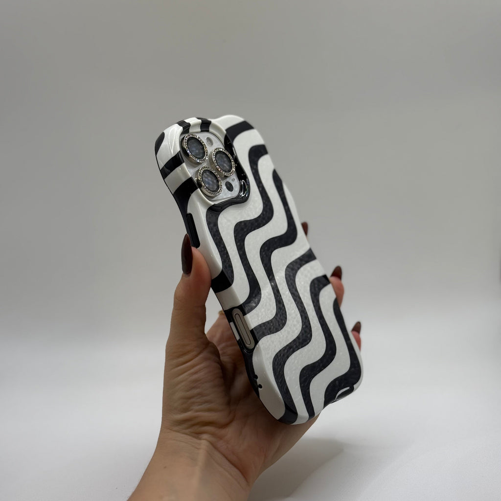 CASE IPHONE 14 PRO CEBRA NEGRO