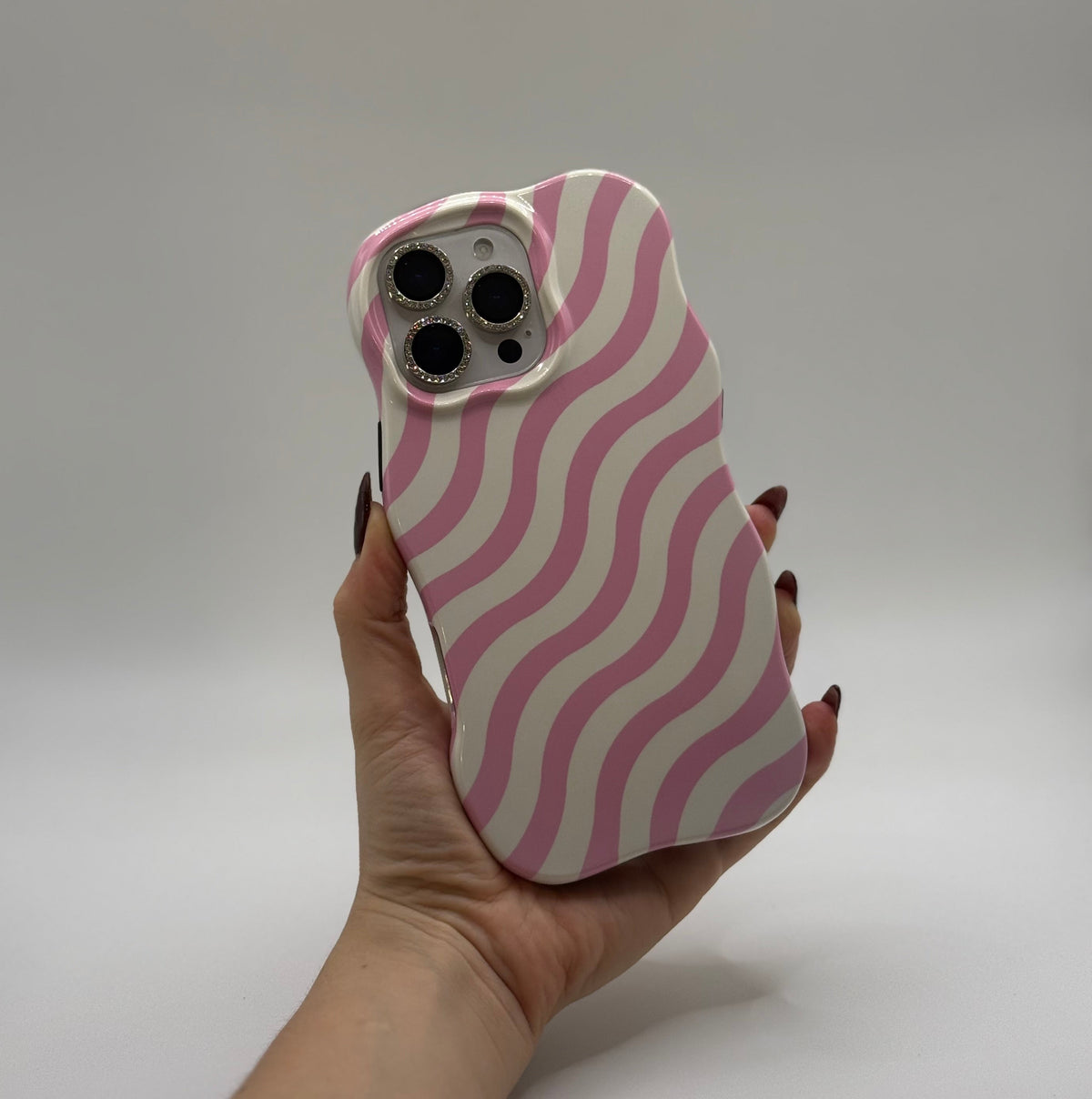 CASE IPHONE 16 PRO MAX CEBRA ROSADO