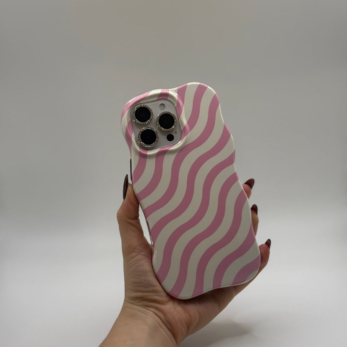 CASE IPHONE 15 PRO CEBRA ROSADO