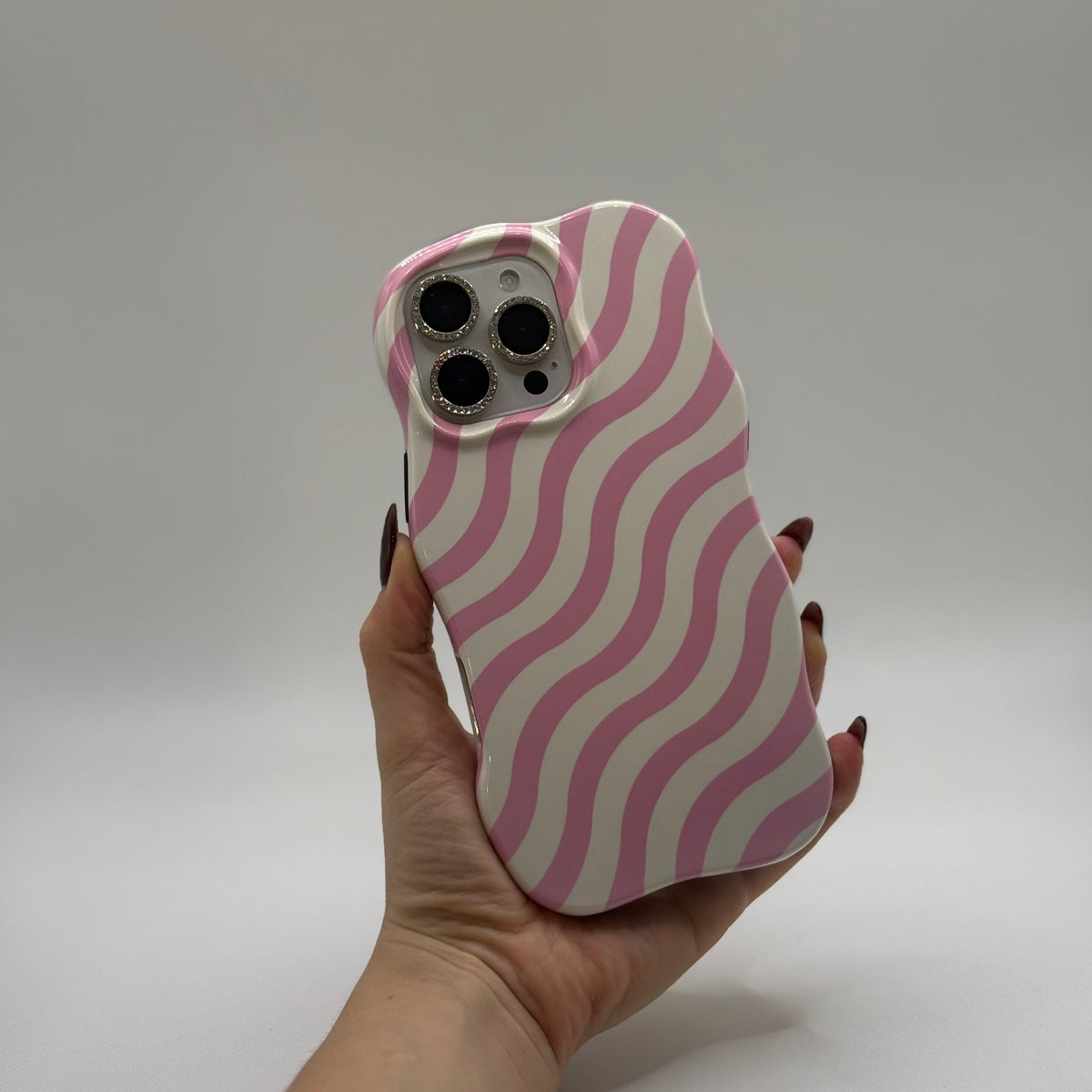CASE IPHONE 16 PRO CEBRA ROSADO