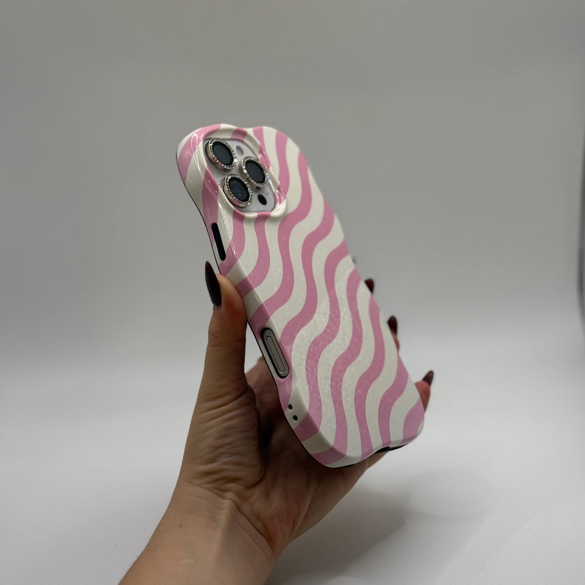 CASE IPHONE 16 PRO MAX CEBRA ROSADO