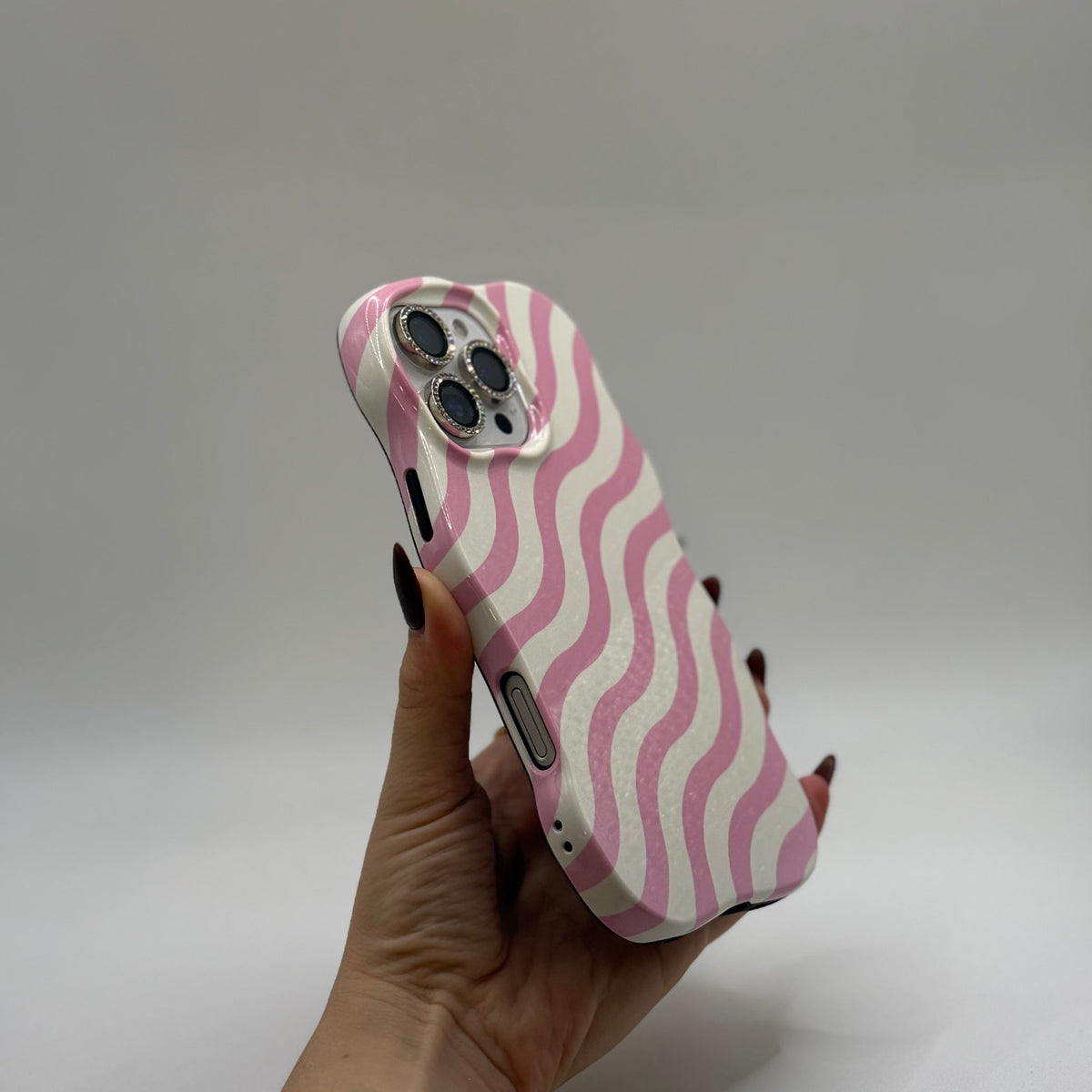 CASE IPHONE 13 PRO CEBRA ROSADO