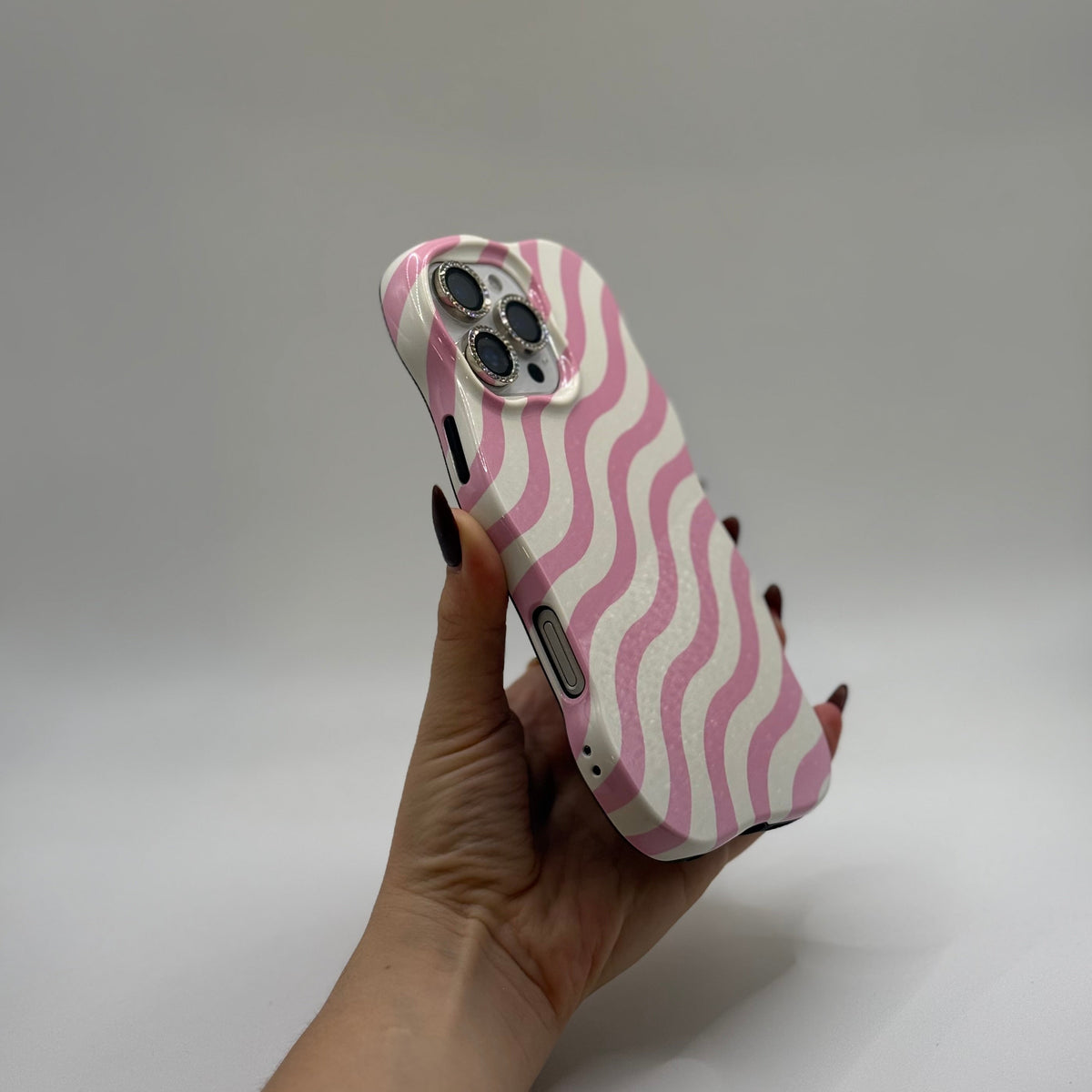 CASE IPHONE 16 PRO CEBRA ROSADO