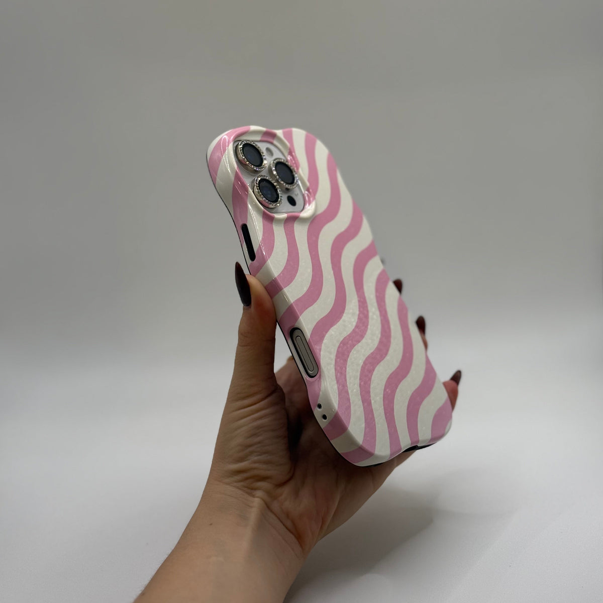 CASE IPHONE 14 PRO CEBRA ROSADO