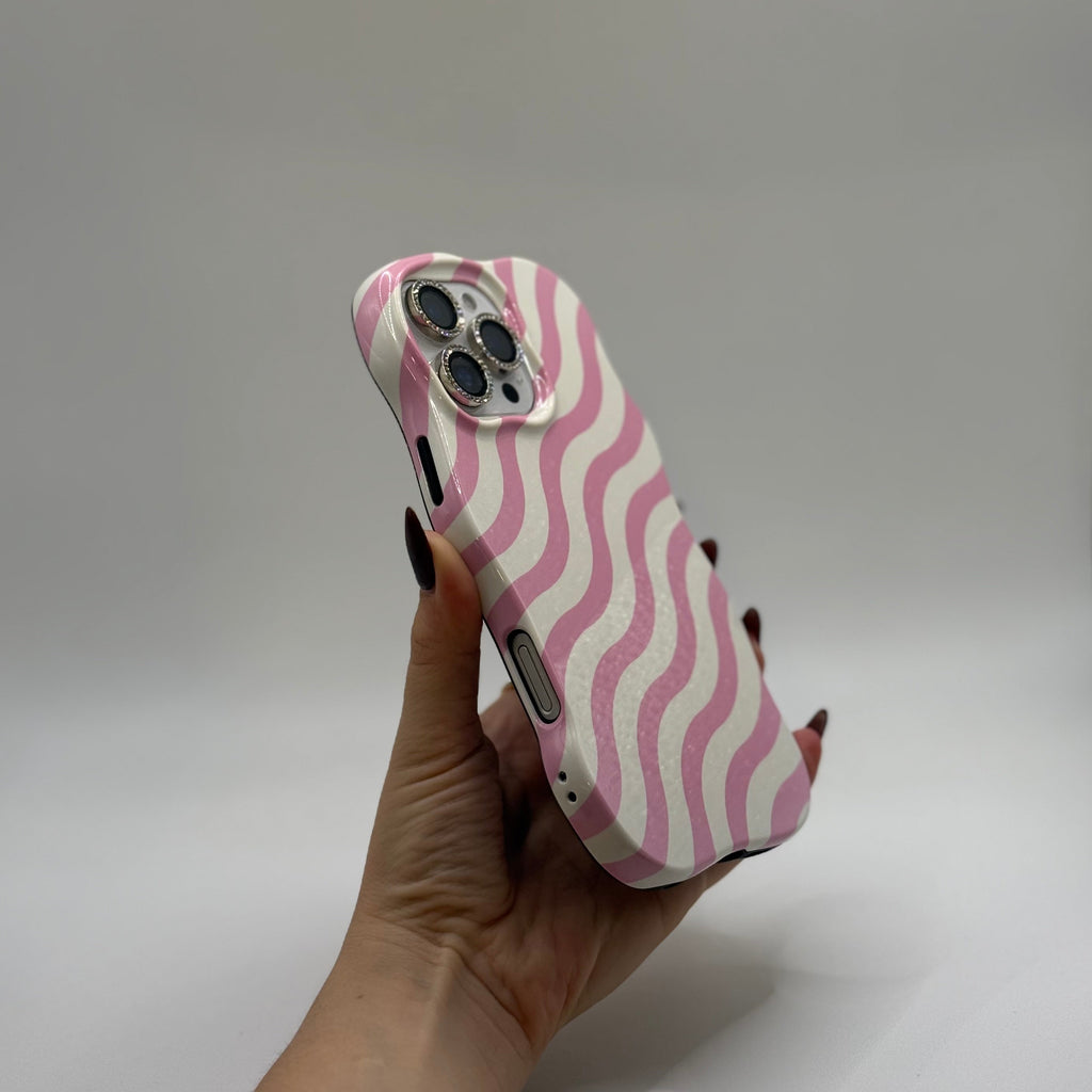 CASE IPHONE 15 PRO CEBRA ROSADO