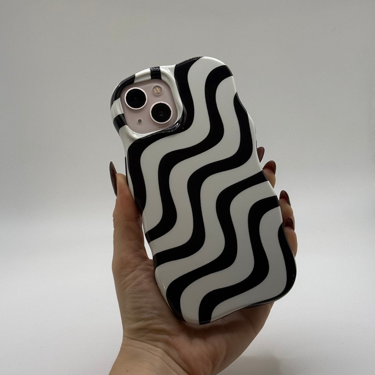 CASE IPHONE 13-14 CEBRA NEGRO