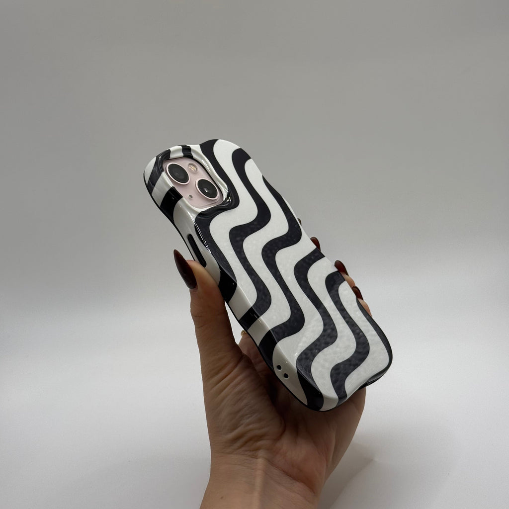 CASE IPHONE 15 CEBRA NEGRO