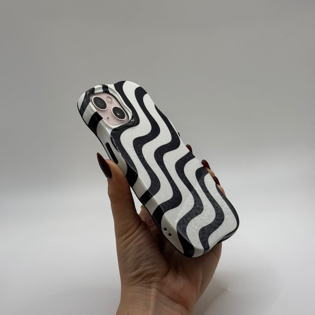 CASE IPHONE 13-14 CEBRA NEGRO