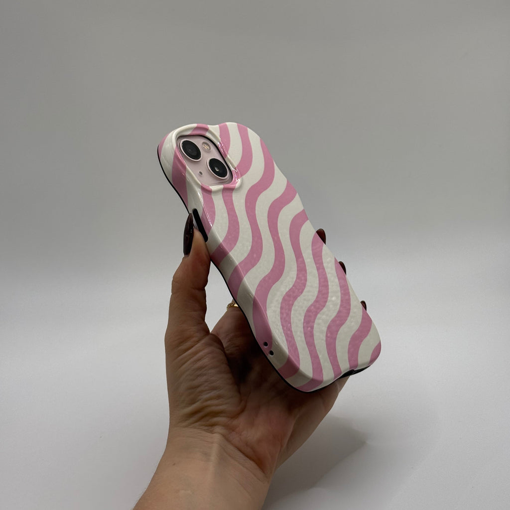 CASE IPHONE 13-14 CEBRA ROSADO