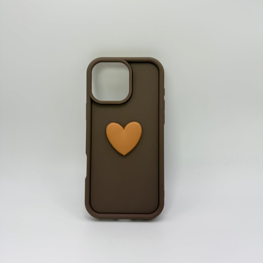 CASE IPHONE 16 PLUS COFFE HEART