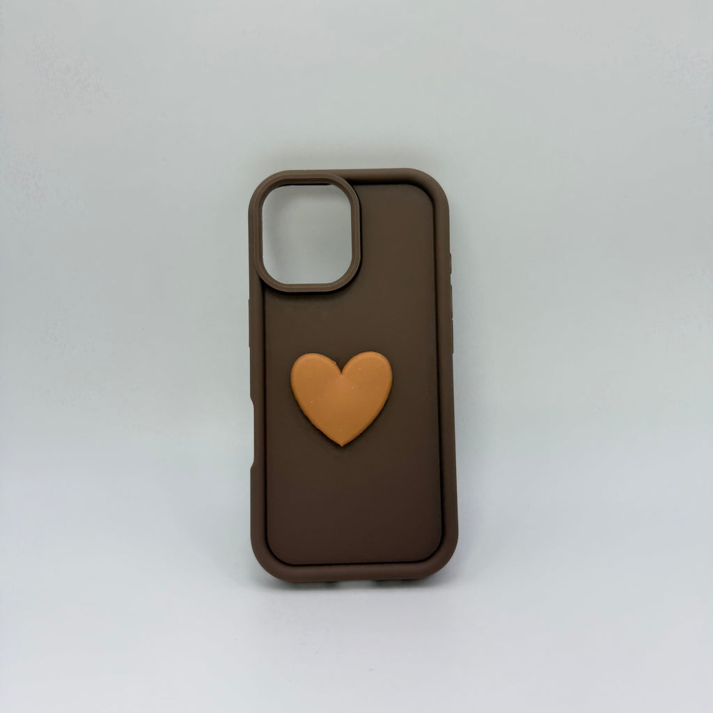 CASE IPHONE 16 COFFE HEART