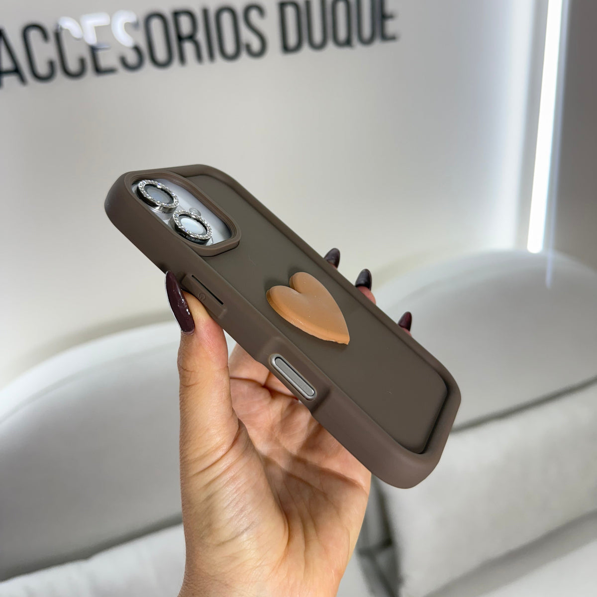 CASE IPHONE 16 COFFE HEART