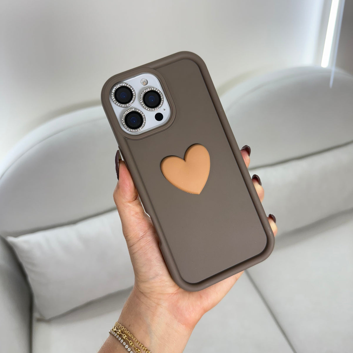 CASE IPHONE 15 PRO COFFE HEART