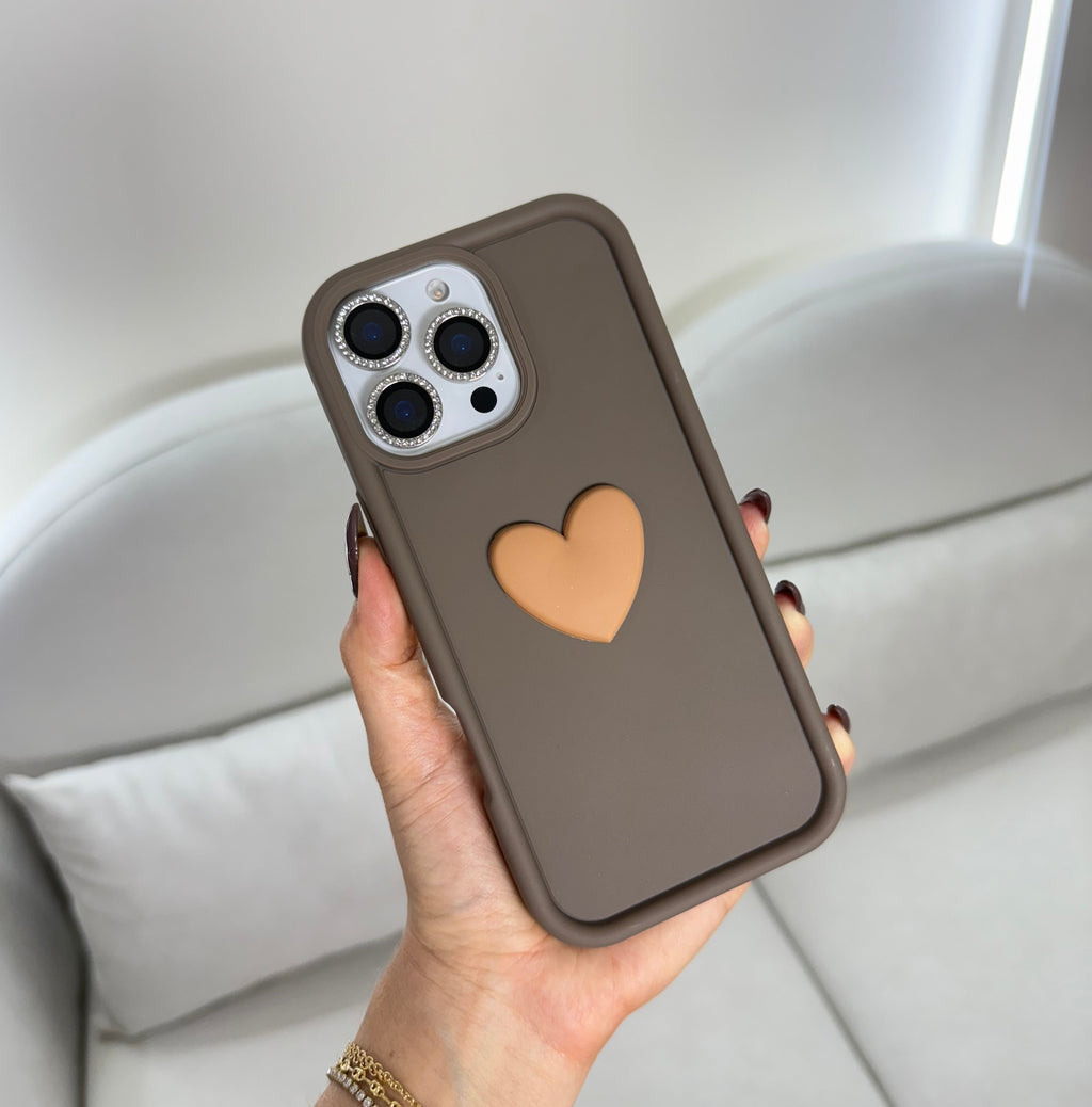CASE IPHONE 13 PRO COFFE HEART