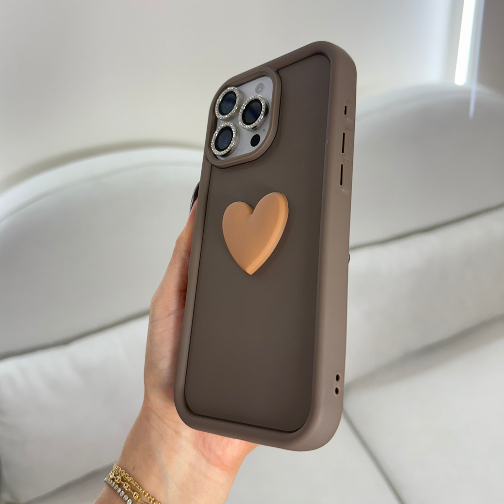 CASE IPHONE 13 PRO COFFE HEART