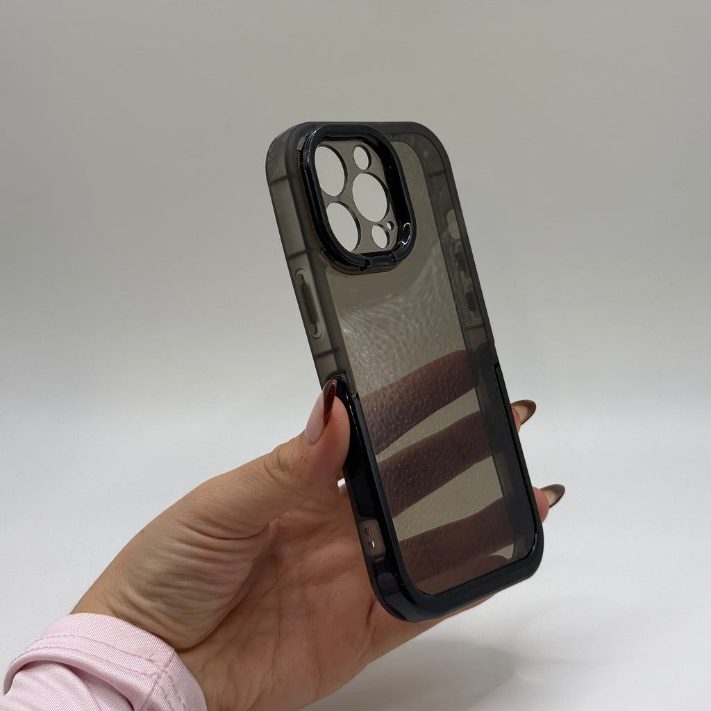 CASE IPHONE 13 PRO SOPORTE NEGRO
