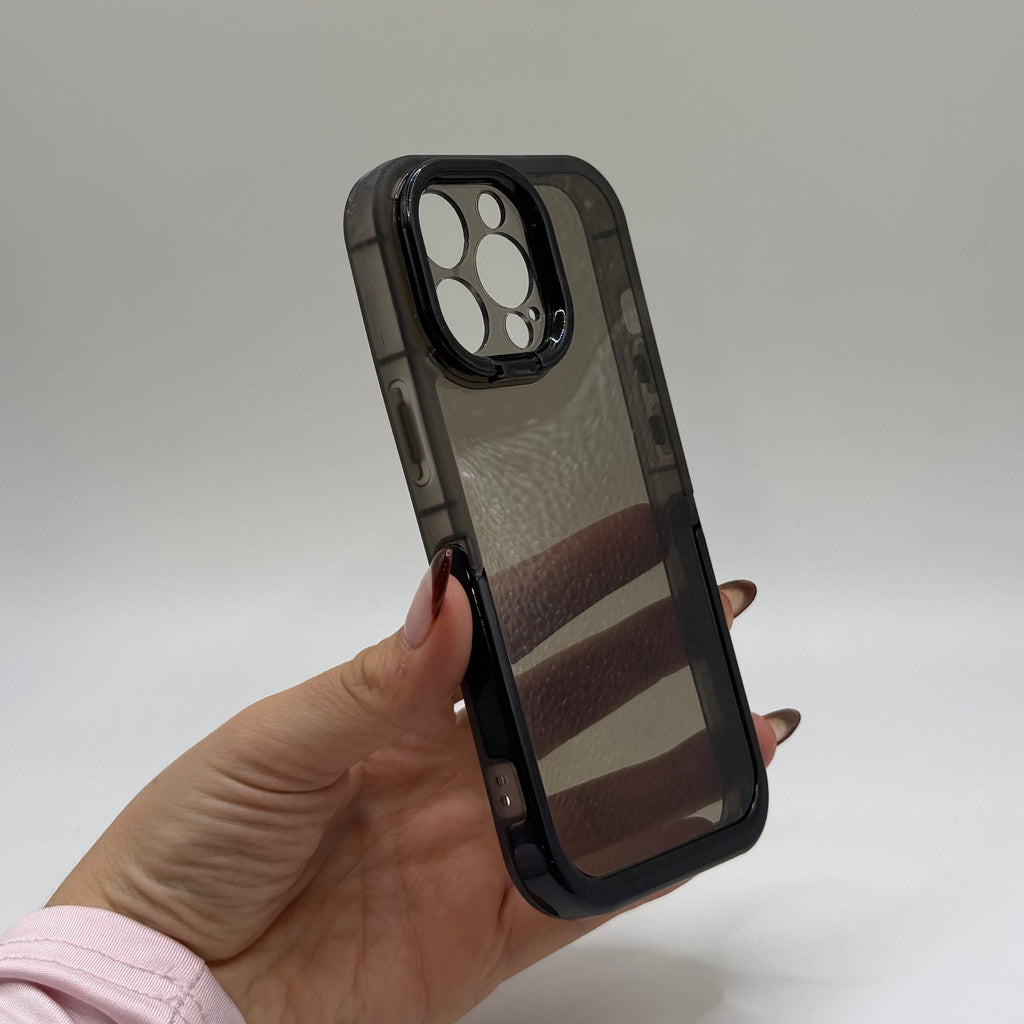 CASE IPHONE 12 PRO MAX SOPORTE NEGRO