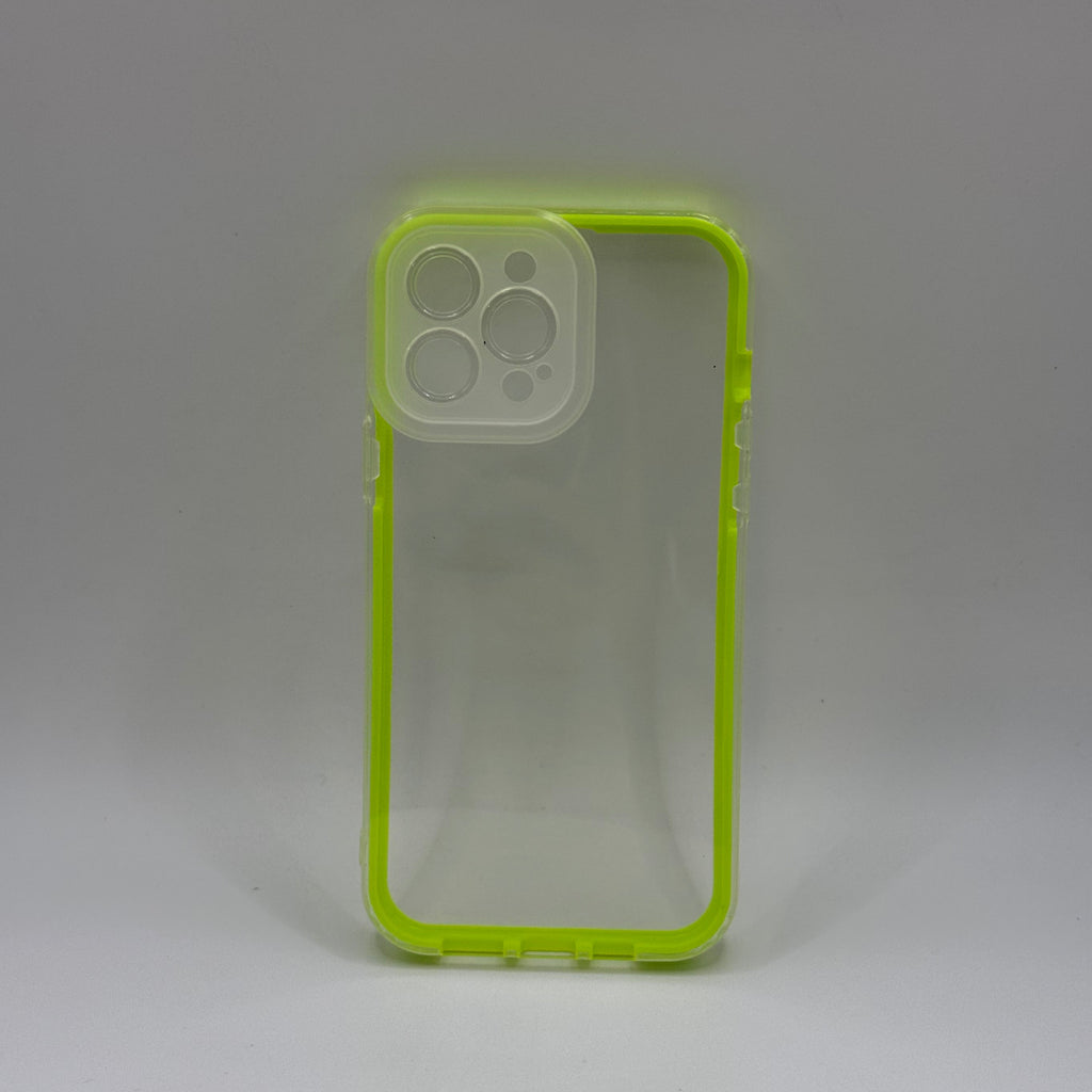 CASE IPHONE 13 PRO 360 VERDE FOSFORESCENTE