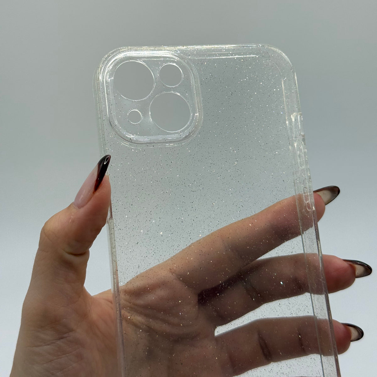CASE IPHONE 14 PLUS GLITTER GOMA